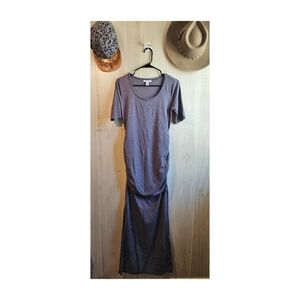Motherhood Maternity Small Grey Maxi Dress
